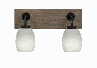 Toltec Lighting - 1772-MBDW-615 - Two Light Bathroom Lighting - Oxbridge