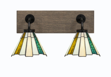 Toltec Lighting - 1772-MBDW-9335 - Two Light Bathroom Lighting - Oxbridge