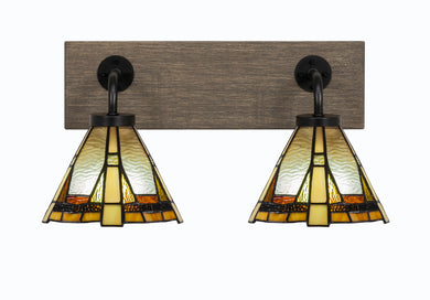 Toltec Lighting - 1772-MBDW-9345 - Two Light Bathroom Lighting - Oxbridge