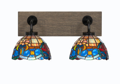 Toltec Lighting - 1772-MBDW-9355 - Two Light Bathroom Lighting - Oxbridge