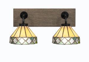 Toltec Lighting - 1772-MBDW-9405 - Two Light Bathroom Lighting - Oxbridge