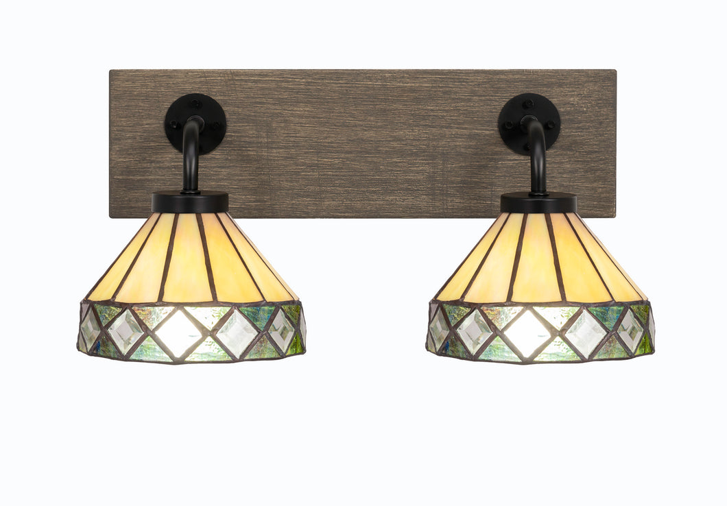 Toltec Lighting - 1772-MBDW-9405 - Two Light Bathroom Lighting - Oxbridge