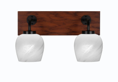 Toltec Lighting - 1772-MBWG-4811 - Two Light Bathroom Lighting - Oxbridge