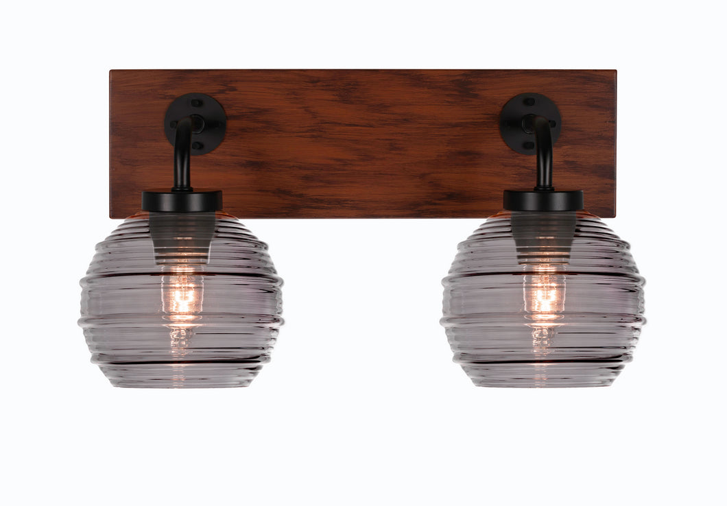 Toltec Lighting - 1772-MBWG-5112 - Two Light Bathroom Lighting - Oxbridge