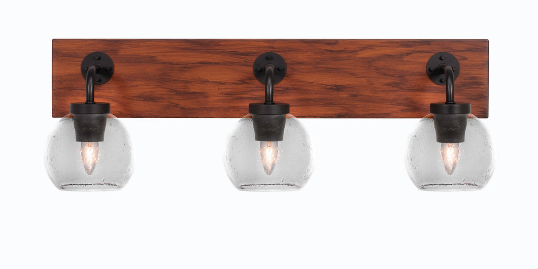 Toltec Lighting - 1773-MBWG-4100 - Three Light Bathroom Lighting - Oxbridge