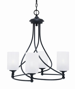 Toltec Lighting - 904-MB-3001 - Four Light Chandelier - Capri