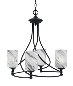 Toltec Lighting - 904-MB-3009 - Four Light Chandelier - Capri