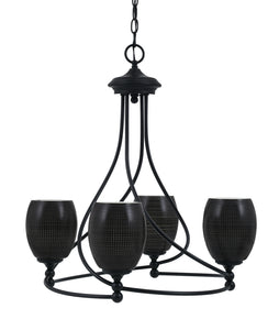 Toltec Lighting - 904-MB-4029 - Four Light Chandelier - Capri