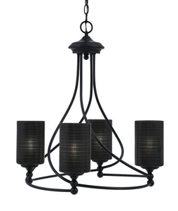 Toltec Lighting - 904-MB-4069 - Four Light Chandelier - Capri