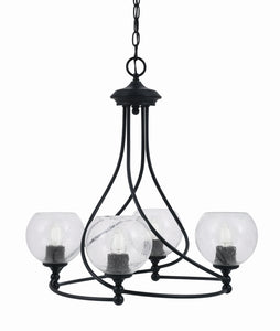 Toltec Lighting - 904-MB-4100 - Four Light Chandelier - Capri