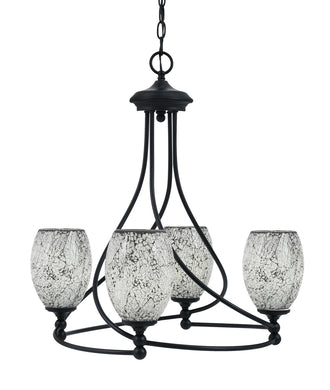 Toltec Lighting - 904-MB-4165 - Four Light Chandelier - Capri