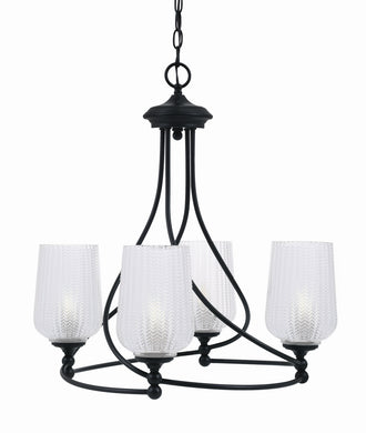 Toltec Lighting - 904-MB-4250 - Four Light Chandelier - Capri