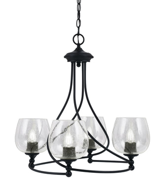 Toltec Lighting - 904-MB-4810 - Four Light Chandelier - Capri