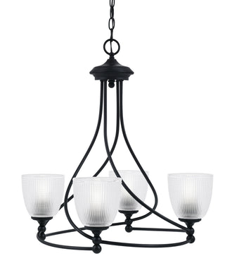 Toltec Lighting - 904-MB-500 - Four Light Chandelier - Capri