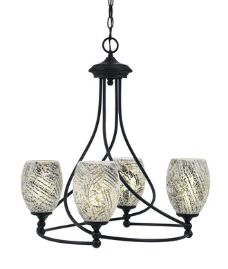 Toltec Lighting - 904-MB-5054 - Four Light Chandelier - Capri