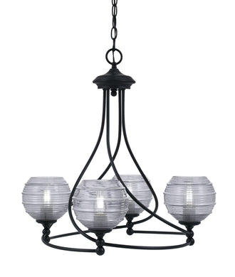 Toltec Lighting - 904-MB-5112 - Four Light Chandelier - Capri