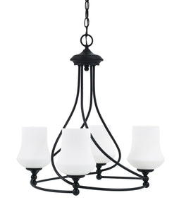 Toltec Lighting - 904-MB-681 - Four Light Chandelier - Capri