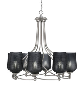 Toltec Lighting - 908-BN-4252 - Eight Light Chandelier - Capri