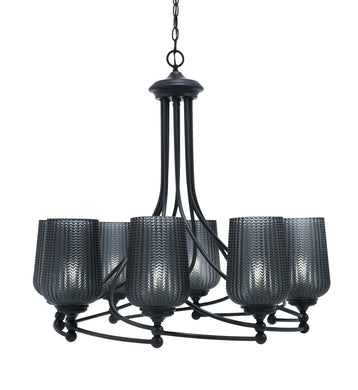 Toltec Lighting - 908-MB-4252 - Eight Light Chandelier - Capri