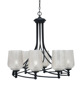 Toltec Lighting - 908-MB-4253 - Eight Light Chandelier - Capri