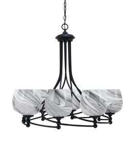 Toltec Lighting - 908-MB-4819 - Eight Light Chandelier - Capri