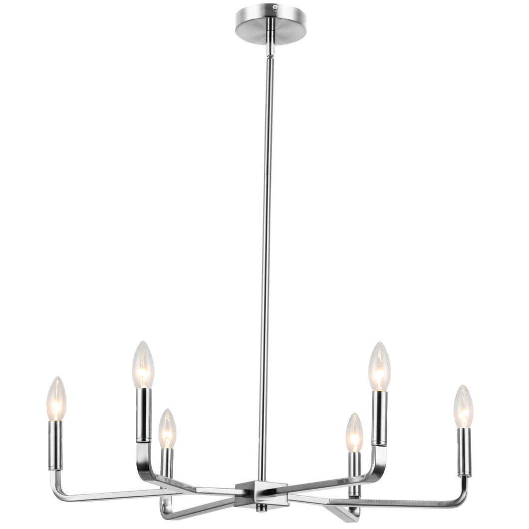 Dainolite Ltd - CLT-246-PC - Six Light Chandelier - Colette