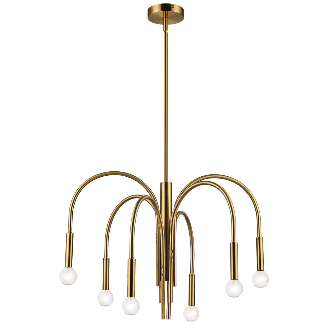 Dainolite Ltd - CLY-246C-AGB - Six Light Chandelier - Callway