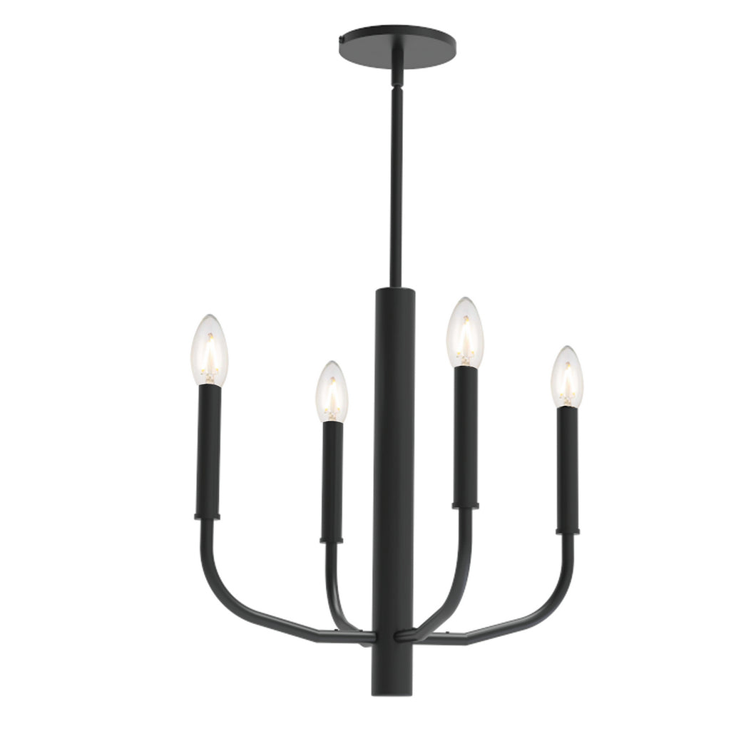 Dainolite Ltd - ELN-164C-MB - Four Light Chandelier - Eleanor