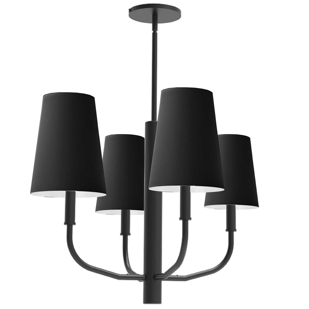 Dainolite Ltd - ELN-214C-MB-797 - Four Light Chandelier - Eleanor