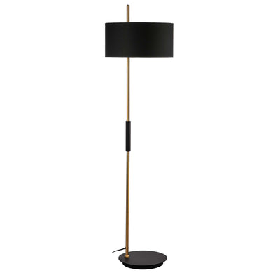 Dainolite Ltd - FTG-622F-MB-AGB-BK - One Light Floor Lamp - Fitzgerald