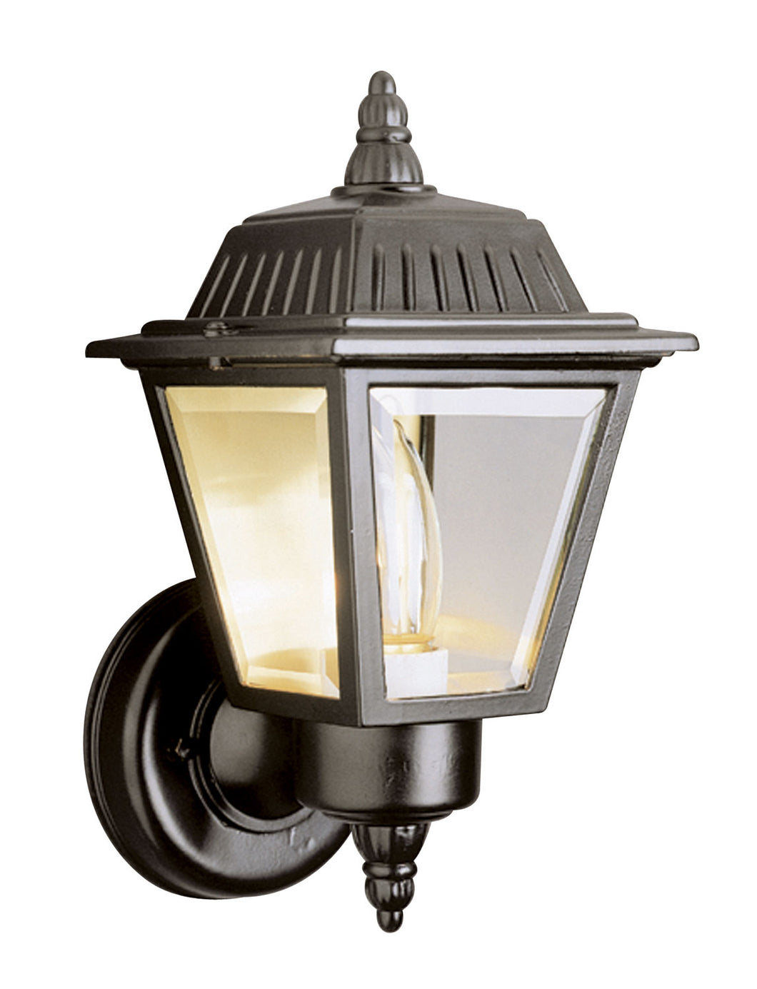 Trans Globe Imports - 4006 BK - One Light Wall Lantern - Estate