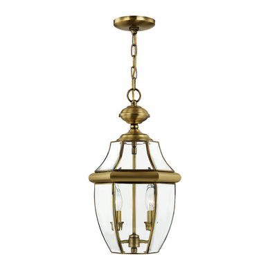 Livex Lighting - 2255-01 - Two Light Outdoor Pendant - Monterey