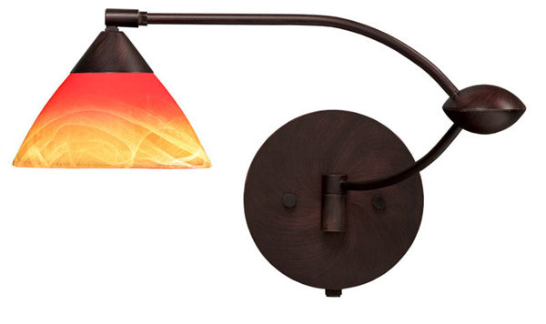 Besa - 1WU-1743SL-BR - One Light Swing Arm Wall Sconce - Domi