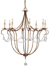 Load image into Gallery viewer, Currey and Company - 9881 - Eight Light Chandelier - Crystal