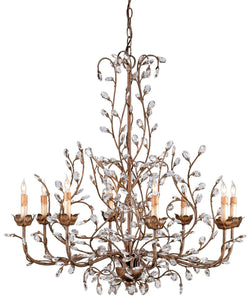 Currey and Company - 9884 - Eight Light Chandelier - Crystal
