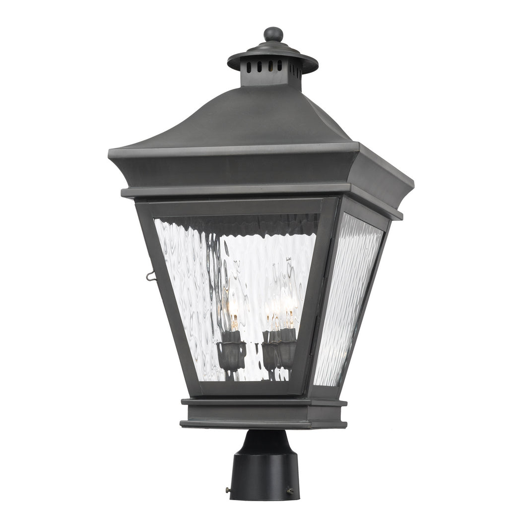 Elk Lighting - 5723-C - Three Light Outdoor Post Mount - Landings