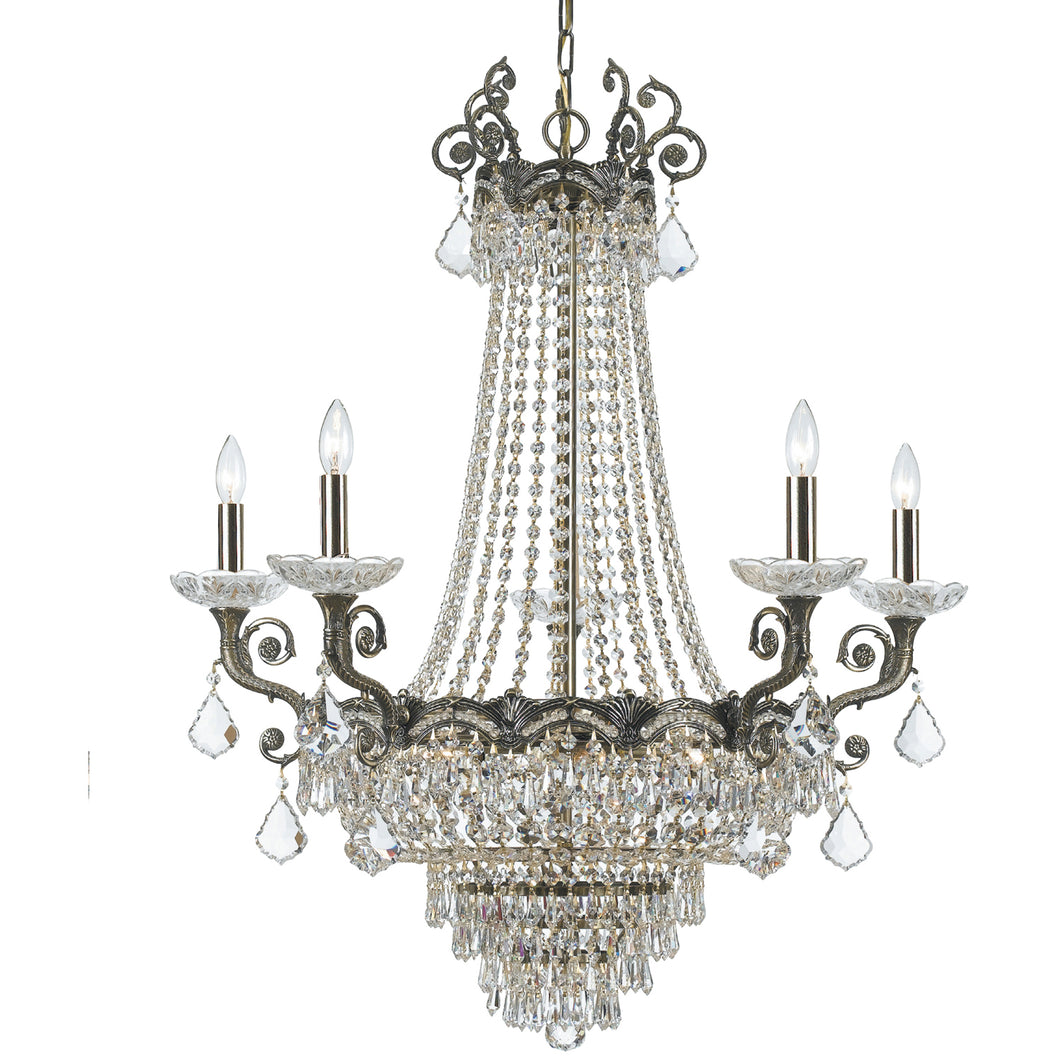 Crystorama - 1486-HB-CL-MWP - 13 Light Chandelier - Majestic