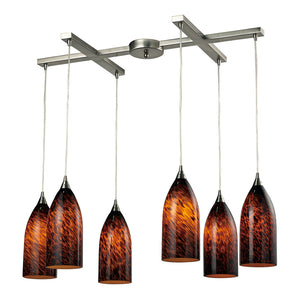 Elk Lighting - 502-6ES - Six Light Pendant - Verona