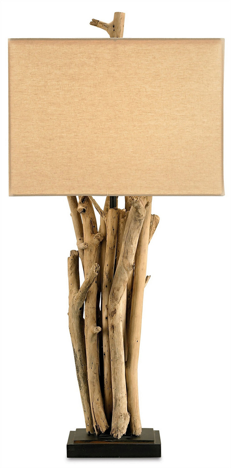 Currey and Company - 6344 - One Light Table Lamp - Driftwood