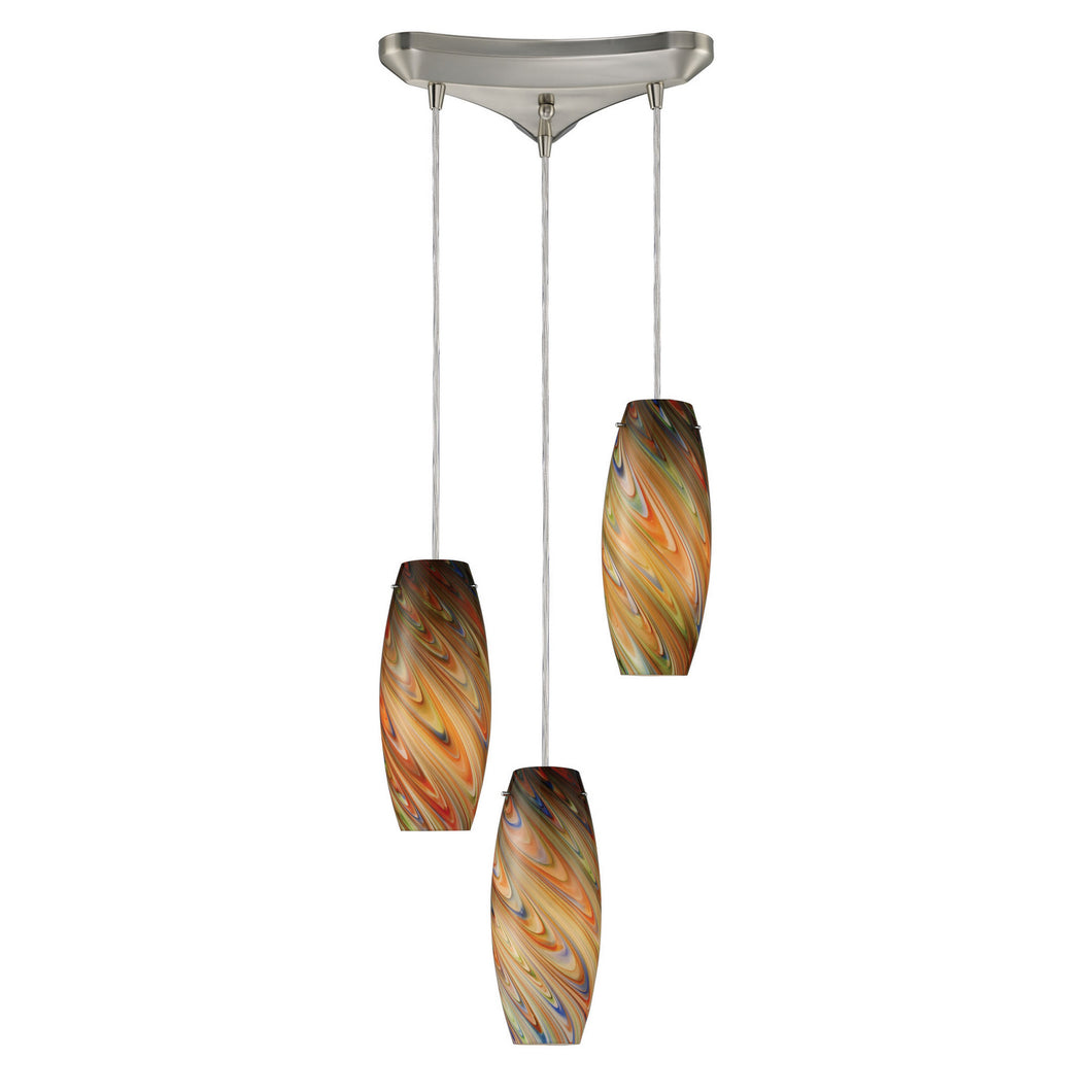 Elk Lighting - 10079/3RV - Three Light Pendant - Vortex