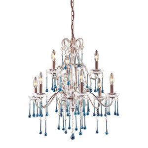 Elk Lighting - 4013/6+3AQ - Nine Light Chandelier - Opulence