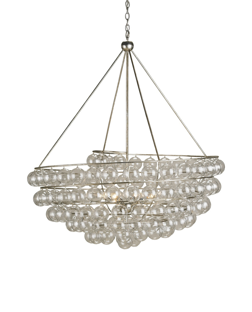 Currey and Company - 9002 - Four Light Chandelier - Stratosphere