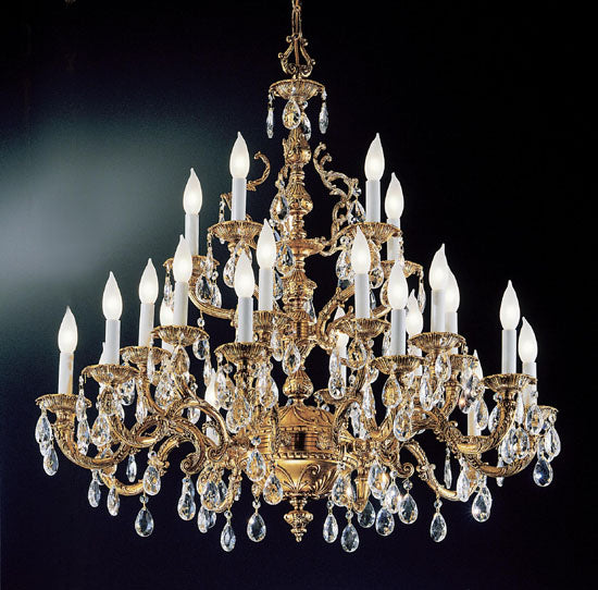 Classic Lighting - 5525 OWB C - 25 Light Chandelier - Barcelona