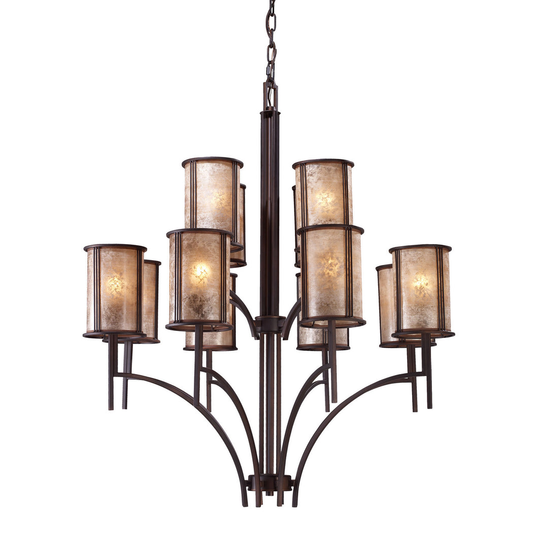 Elk Lighting - 15036/8+4 - 12 Light Chandelier - Barringer