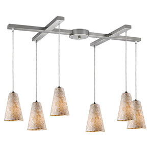 Elk Lighting - 10142/6 - Six Light Pendant - Capri