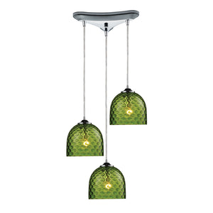 Elk Lighting - 31080/3GRN - Three Light Mini Pendant - Viva