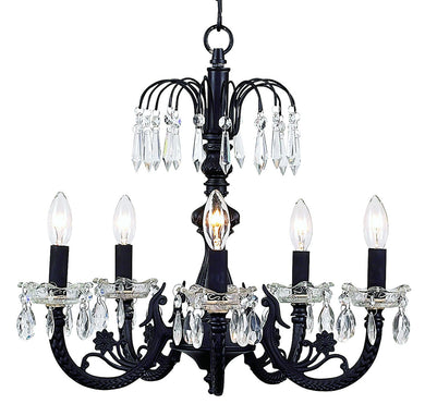 Jubilee - 7047 - Five Light Chandelier - Waterfall