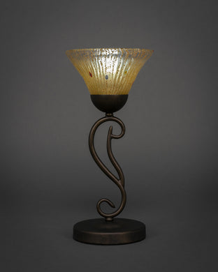 Toltec Lighting - 44-BRZ-750 - One Light Mini Table Lamp - Olde Iron