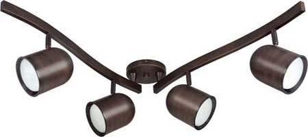 Nuvo Lighting - TK381 - Three Light Track Kit - Track Lighting Kits Russet Bronze