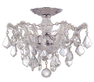 Crystorama - 4430-CH-CL-S - Three Light Ceiling Mount - Maria Theresa